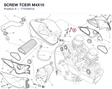 SCREW TCEIR M4X10 77310051A diagram position