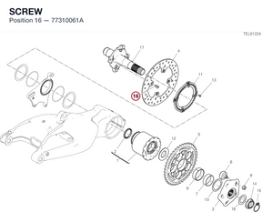 SCREW 77310061A diagram position