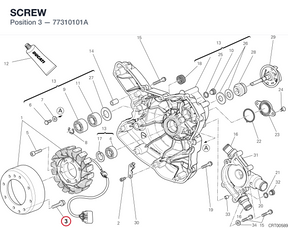 SCREW 77310101A diagram position