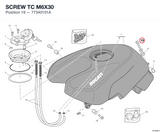 SCREW TC M6X30