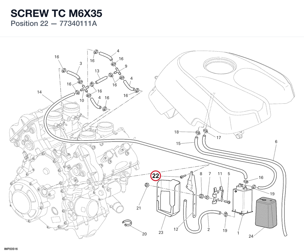 SCREW TC M6X35