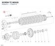 SCREW TC M5X20 77340471A diagram position