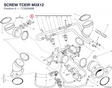SCREW TCEIR M3X12 77350068B diagram position