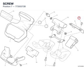 SCREW 77350373B diagram position