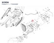 SCREW 77350393BF diagram position
