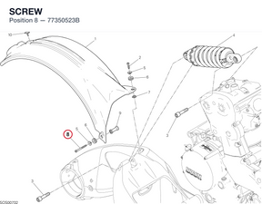 SCREW 77350523B diagram position