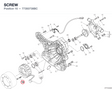 SCREW 77350738BC diagram position