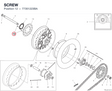 SCREW 77351223BA diagram position