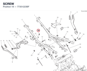 SCREW 77351223BF diagram position