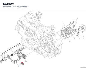 SCREW 77355038B diagram position