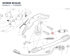 SCREW M10x35 77355203C diagram position