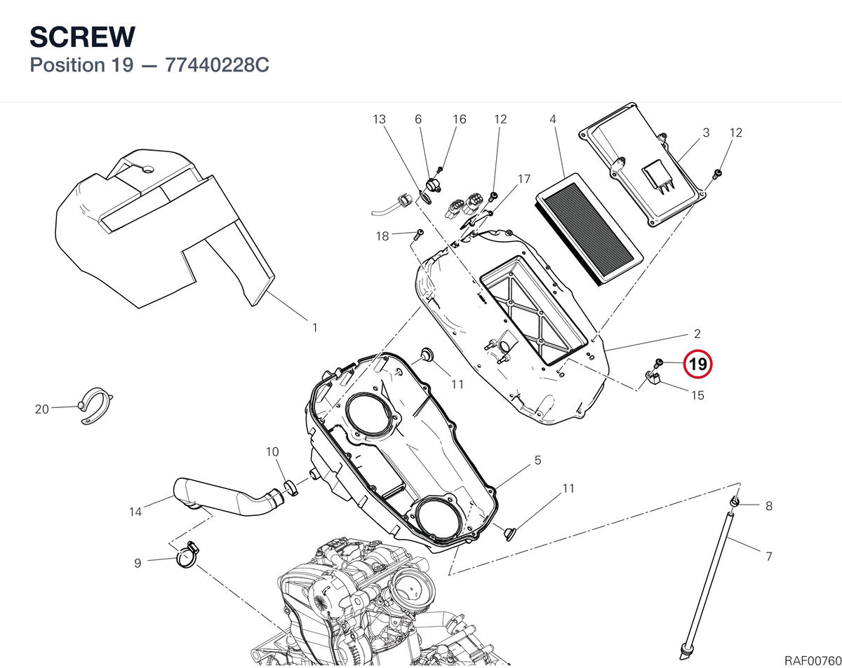 SCREW 77440228C diagram position