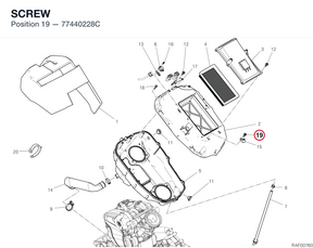 SCREW 77440228C diagram position