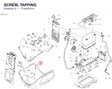 SCREW, TAPPING 77440341A diagram position