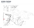 SCREW, TAPPING 77450061A diagram position