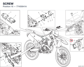 SCREW 77450641A diagram position