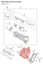 Diagram preview: ECU TCU carrier prreass. (A60741030033)