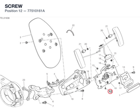 SCREW 77510161A diagram position