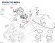 SCREW TBEI M5X16 77510171C diagram position
