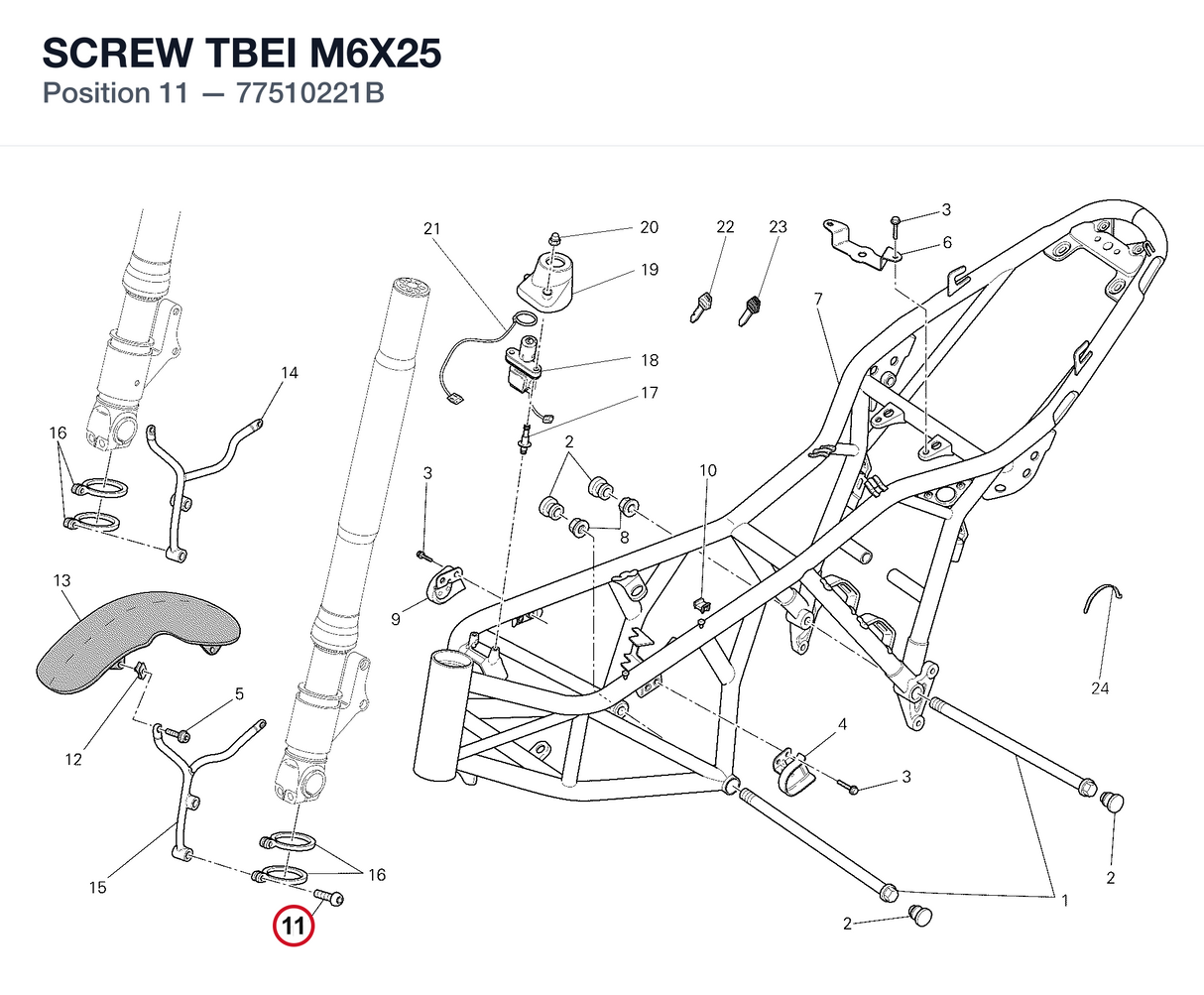 SCREW TBEI M6X25