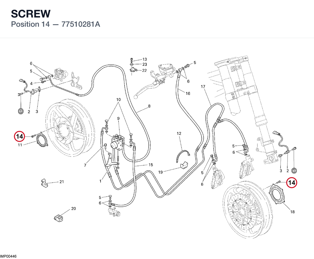 SCREW 77510281A diagram position