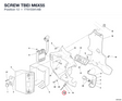 SCREW TBEI M6X55 77510341AB diagram position