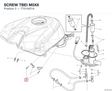 SCREW TBEI M5X8 77510421A diagram position