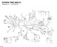SCREW TBEI M8X10 77510441A diagram position
