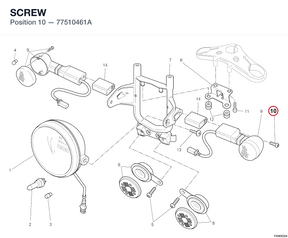 SCREW 77510461A diagram position
