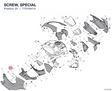 SCREW, SPECIAL 77510641A diagram position