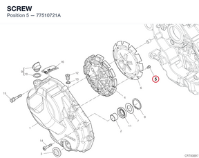 SCREW 77510721A diagram position