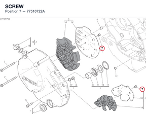 SCREW 77510722A diagram position