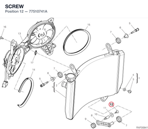 SCREW 77510741A diagram position