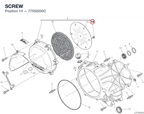 SCREW 77550200C diagram position