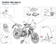 SCREW TBEI M6X16 77550213C diagram position
