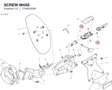 SCREW M4X8 77550353B diagram position