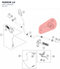 Diagram preview: MIRROR LH (A60112040000)