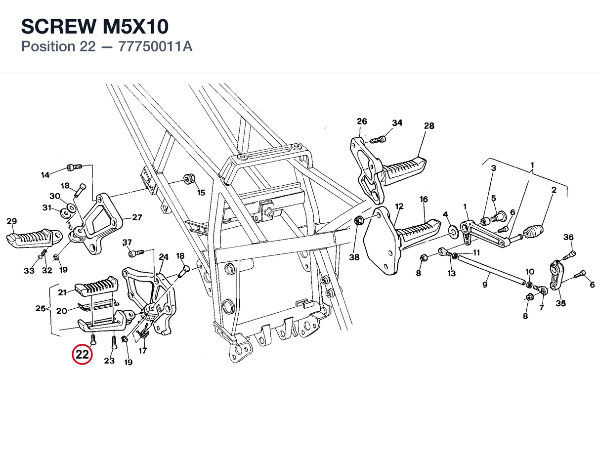 SCREW M5X10