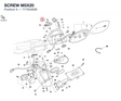 SCREW M5X20 77750382B diagram position