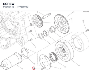 SCREW 77750508C diagram position