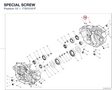 SPECIAL SCREW 77810101F diagram position