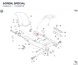 SCREW, SPECIAL 77910021B diagram position