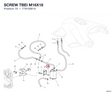 SCREW TBEI M16X18 77910081A diagram position
