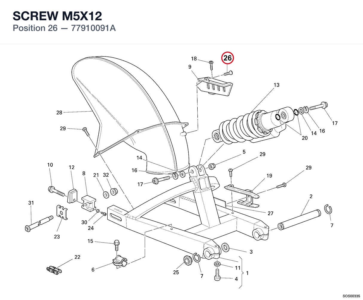 SCREW M5X12