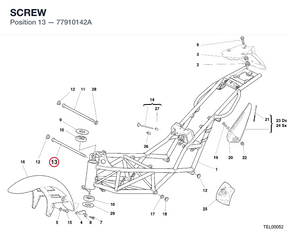 SCREW 77910142A diagram position