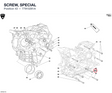 SCREW, SPECIAL 77910291A diagram position
