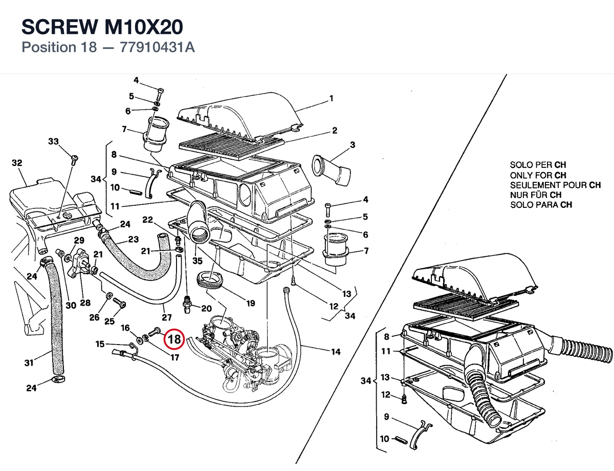 SCREW M10X20