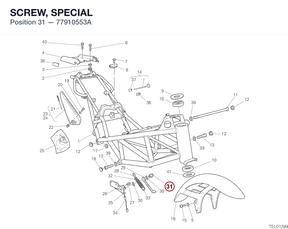 SCREW, SPECIAL 77910553A diagram position