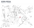 SCREW, SPECIAL 77910601A diagram position