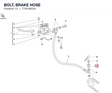 BOLT, BRAKE HOSE 77910822A diagram position